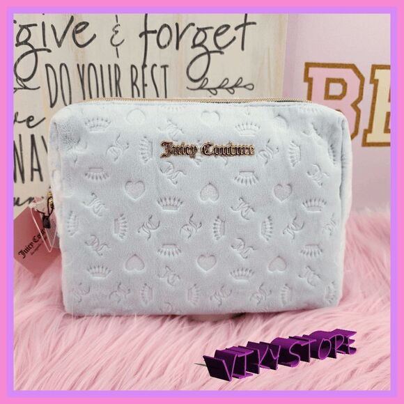 NWT Serene Elegance: {Juicy Couture} Baby Blue Cosmetic Duo NWT - Picture 1 of 6